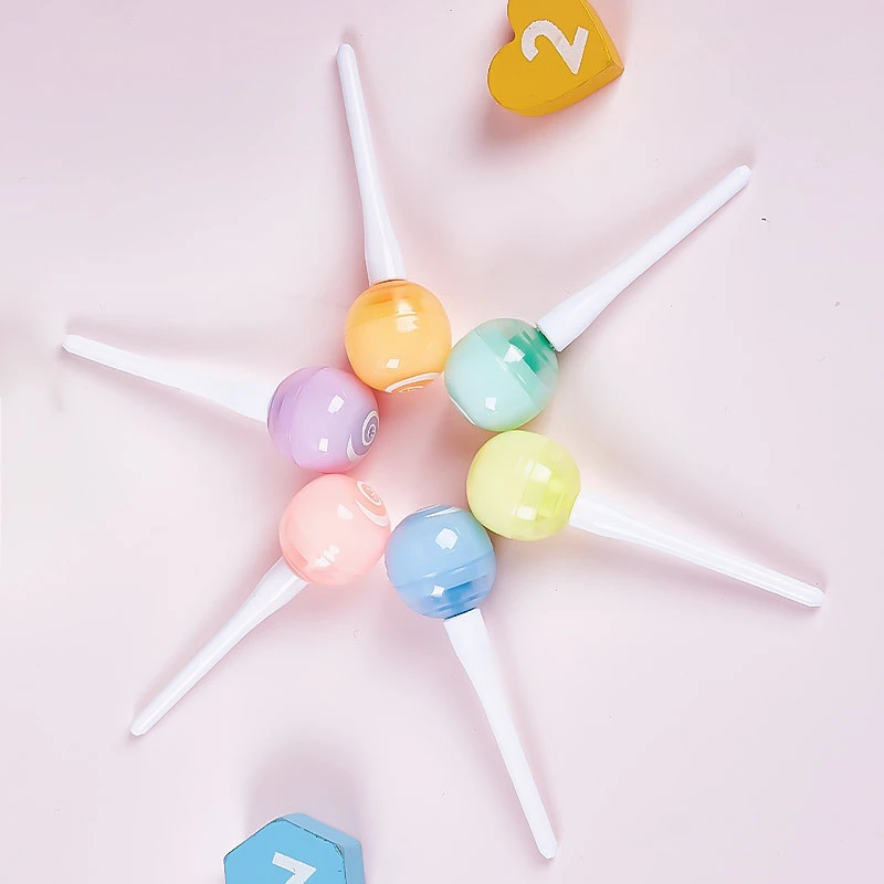 Śliczny zestaw zakreślaczy Lollipop