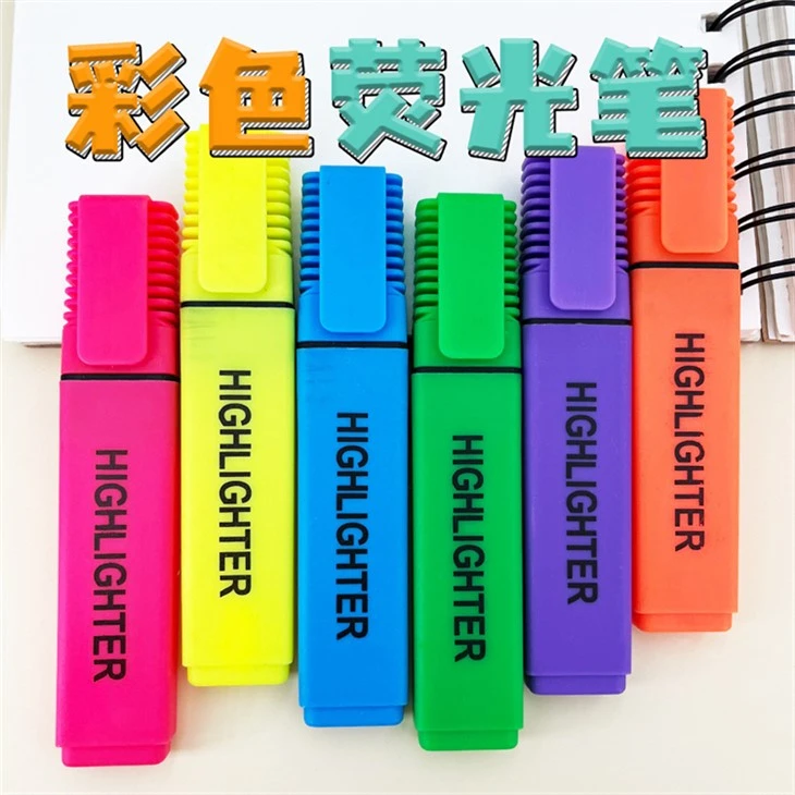 Zestaw 6 kolorów Candy Color Highlighter Marker